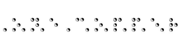BRAILLE TAIJITU  Free Fonts Download