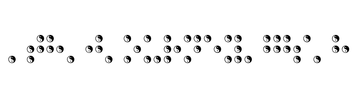 BRAILLE TAIJITU  Free Fonts Download