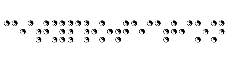 BRAILLE TAIJITU  Free Fonts Download