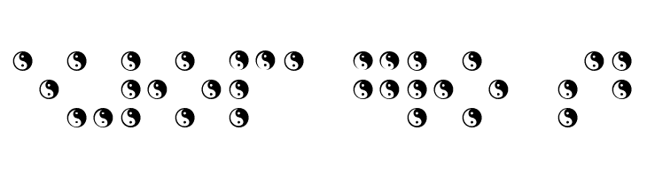 BRAILLE TAIJITU  Free Fonts Download