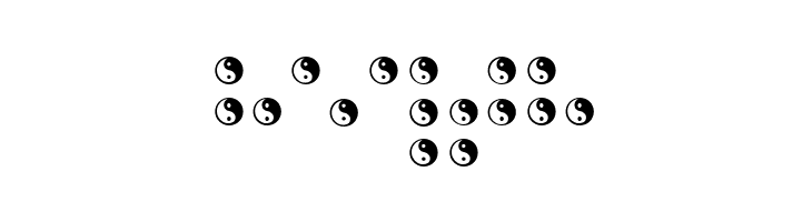 BRAILLE TAIJITU  Free Fonts Download