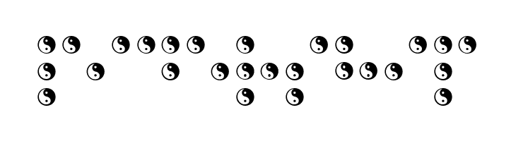 BRAILLE TAIJITU  Free Fonts Download