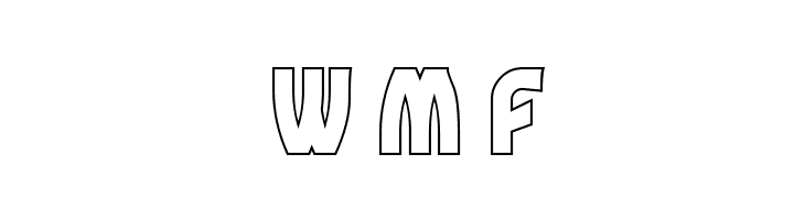 GraphismeHollow Bold  Free Fonts Download