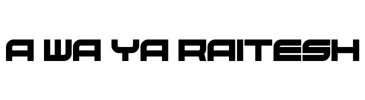 A%2BWA%2BYa%2Braitesh Hate Agent Font
