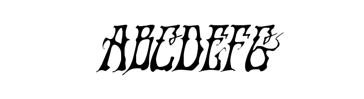 Instant Zen Drop Italic  Free Fonts Download