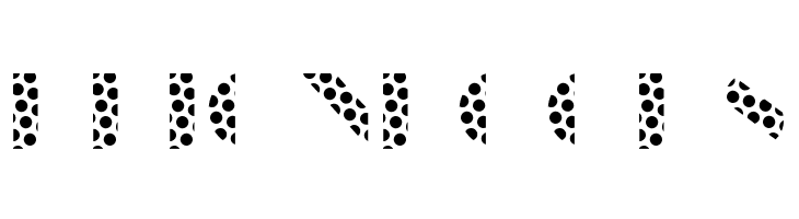 ManbowDots-Regular  Free Fonts Download