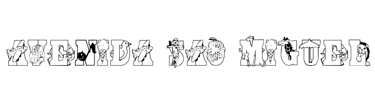 Abcdaire Enfantin  Free Fonts Download