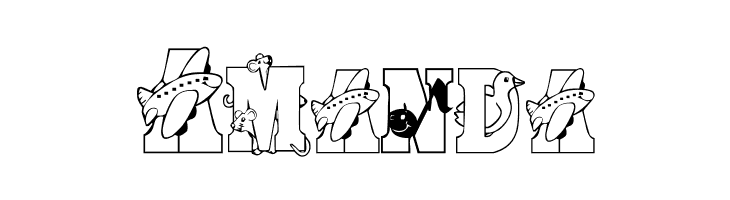 Abcdaire Enfantin  Free Fonts Download