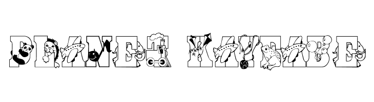 Abcdaire Enfantin  Free Fonts Download