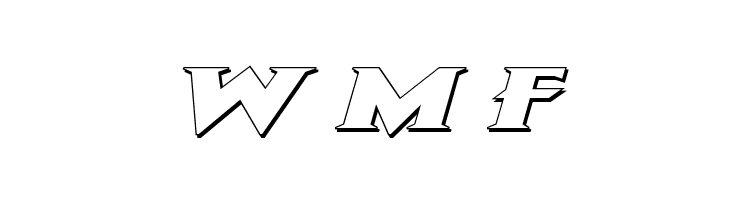 Wolf's Bane II Super-Expand 3D Italic  Free Fonts Download