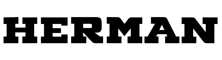 HERMAN Big Ten Block Font