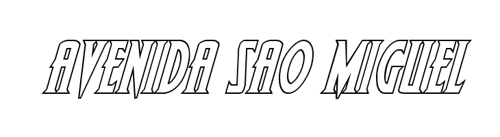 Wolf's Bane II Outline Italic  Free Fonts Download