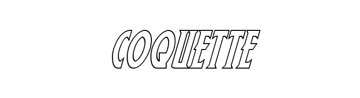 Wolf's Bane II Outline Italic  Free Fonts Download