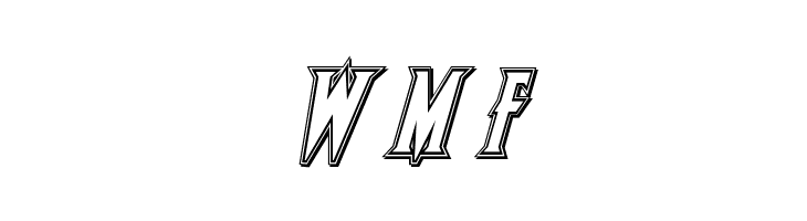 Wolf's Bane II Engraved Italic  Free Fonts Download