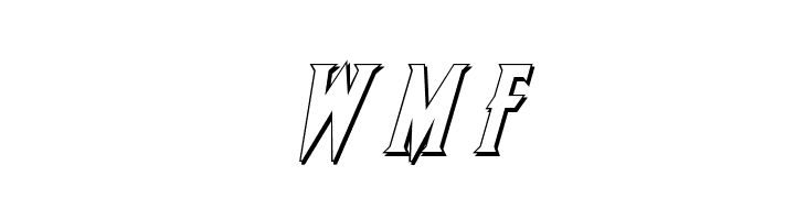 Wolf's Bane II 3D Italic  Free Fonts Download
