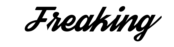Freaking Streetwear Font
