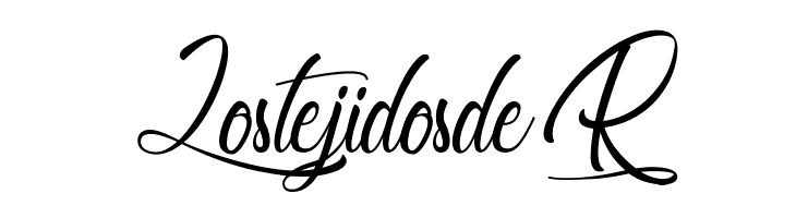 LostejidosdeR Chocolatines Font