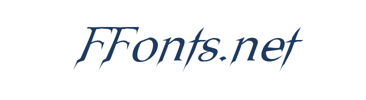 Nosferatu Oblique font — Lorem ipsum body text preview