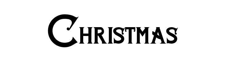Christmas Celestial Typeface Font
