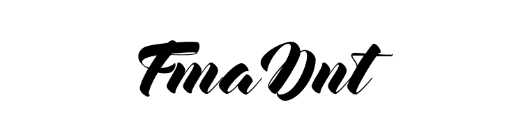 FmaDnt Mocking Bird Font