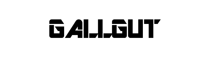 GALLGUT Art Regular ttnorm Font