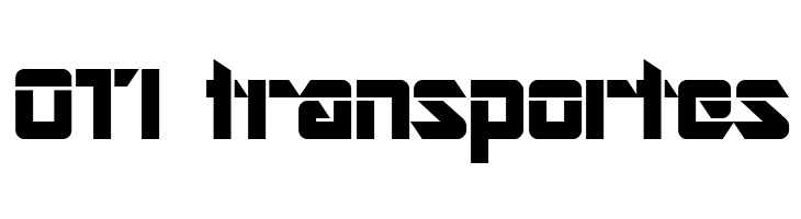 OTI%2Btransportes Art Regular ttnorm Font