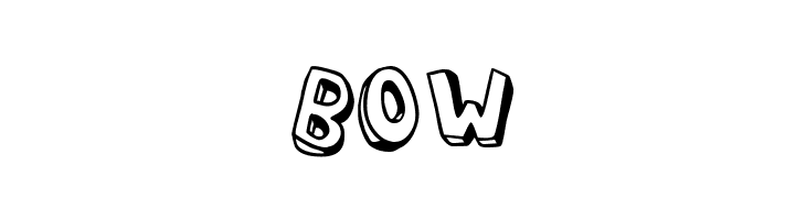 BOW Action Jackson Font