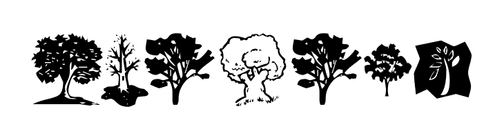 KR Trees  Free Fonts Download