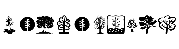 KR Trees  Free Fonts Download
