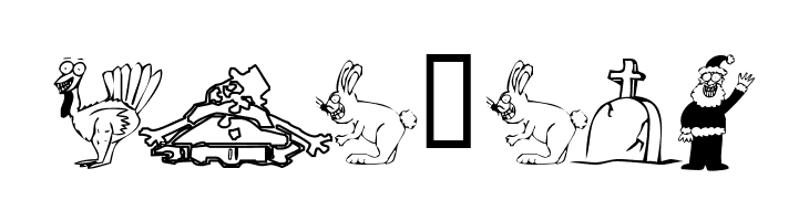 KR Silly Art Holiday  Free Fonts Download