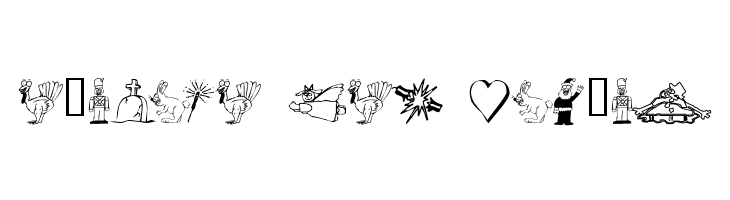 KR Silly Art Holiday  Free Fonts Download