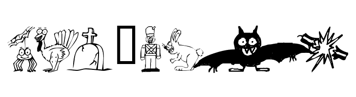 KR Silly Art Holiday  Free Fonts Download