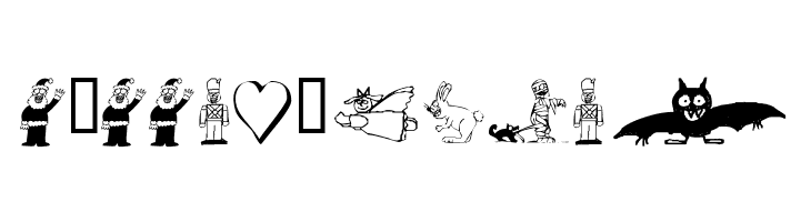 KR Silly Art Holiday  Free Fonts Download