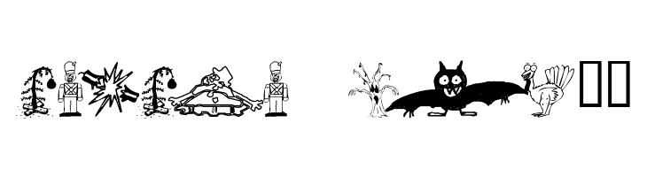 KR Silly Art Holiday  Free Fonts Download