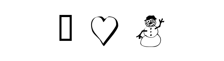 KR Silly Art Holiday  Free Fonts Download