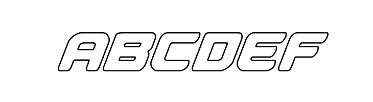 Falcon Punch Outline  Free Fonts Download