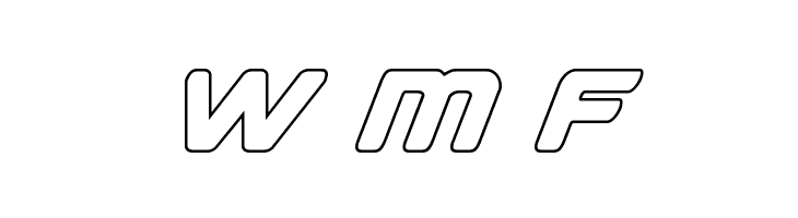 Falcon Punch Outline  Free Fonts Download