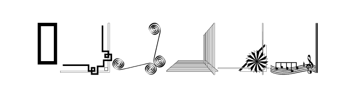 Border Corners  Free Fonts Download