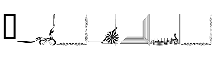 Border Corners  Free Fonts Download