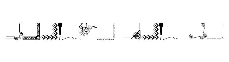 Border Corners  Free Fonts Download