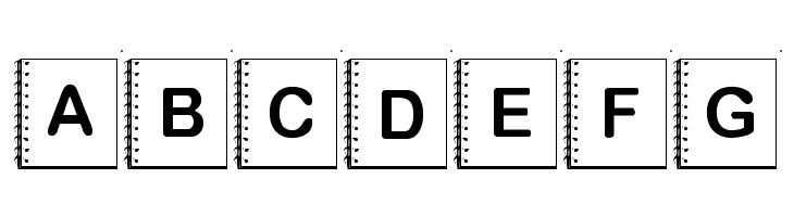 Summers Notebook  Free Fonts Download