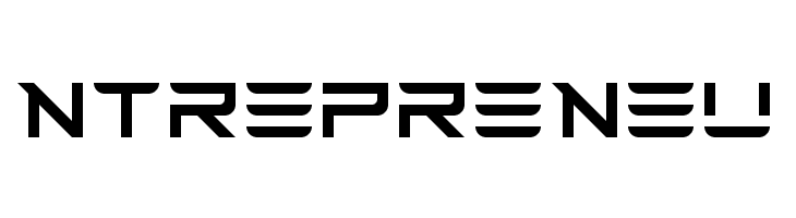 NTREPRENEU TESLA Regular Font