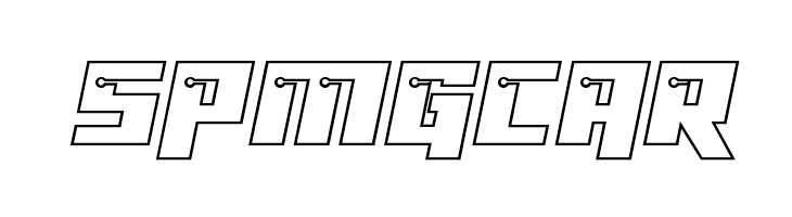 Dangerbot Expanded Outline Expanded Outline  Free Fonts Download