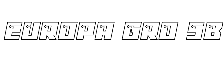 Dangerbot Expanded Outline Expanded Outline  Free Fonts Download