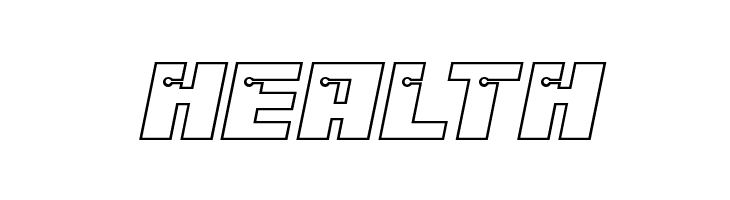 Dangerbot Expanded Outline Expanded Outline  Free Fonts Download