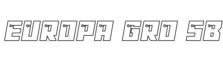 Dangerbot Outline Outline  Free Fonts Download