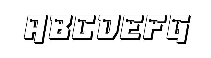 Dangerbot 3D  Free Fonts Download
