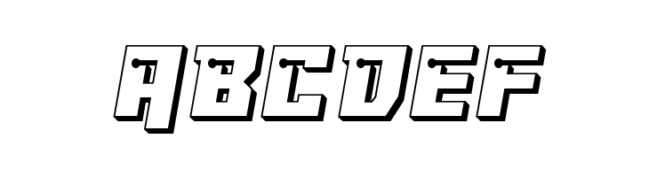 Dangerbot 3D  Free Fonts Download