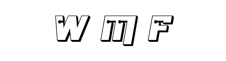 Dangerbot 3D  Free Fonts Download