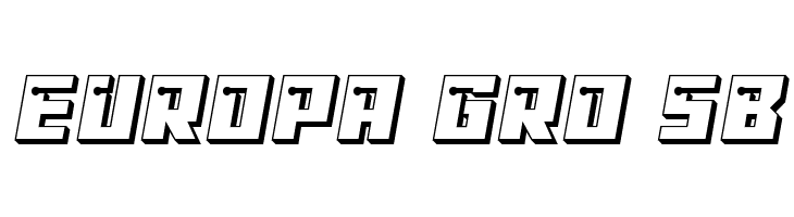 Dangerbot 3D  Free Fonts Download